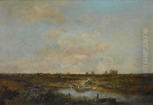Weite Moorlandschaft by Toni von Stadler