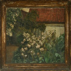Vigorous Flowers Along The Path by Hedvig Brandt