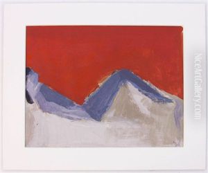 Nicolas De Stael, Blue Nude, Oil On Paper by Nicolas De Stael
