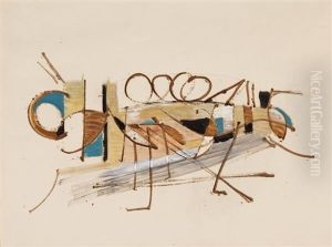 Recherche Decorative Pour Le Cabaret Du Theatre Des Champs Elysees by Nicolas De Stael