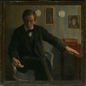 Portrait Of Viggo Brandt by Hedvig Brandt