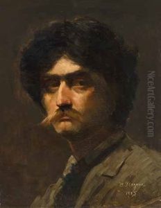Selbstportrat by Albert Stagura
