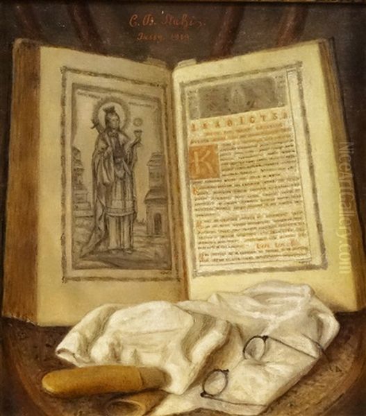 Still Life With Church Book - view 1