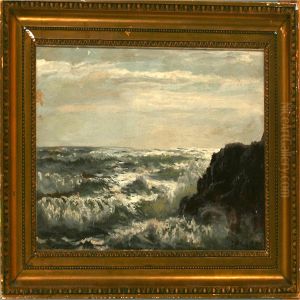 Coastal Scene Frombornholm Island, Denmark by I.H. Brandt