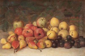 Natura Statica Cu Fructe by Constantin Daniel Stahi