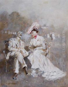 Stilleben Mit Pfirchen, Trauben Und Melone by Friedrich Stahl