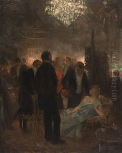 Abendgesellschaft Im Festsaal by Friedrich Stahl