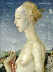 Portrait Of Diana Silvarum by Friedrich Stahl