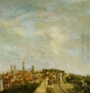 Blick Auf Siena by Friedrich Stahl