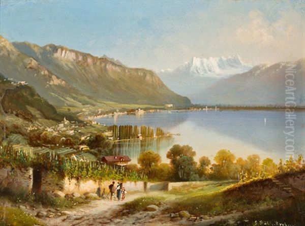 Genfersee Mit Blick Auf Montreux - view 1