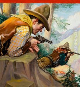 No Back Trail, Argosy Magazine Cover, July 30, 1932