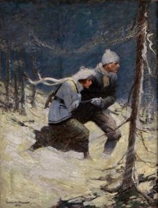 Fleeting In The Winter Woods