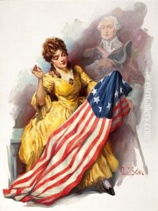 Young Betsy Ross (cover Study For The Elks)