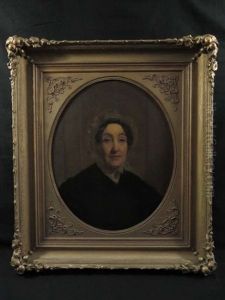 Portrait Mrs Amory Boston Frame by Richard Morrell Staigg