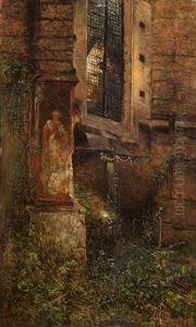 Inneres Einer Kirchenruine by Anna Stainer-Knittel