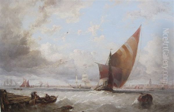 Shipping On The Thames - view 1
