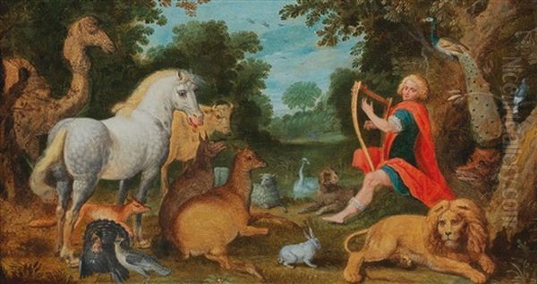 Orpheus Enchanting The Animals - view 1