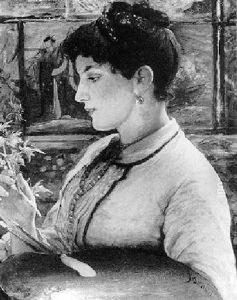 A Painter In Her Studio by Joseph Stallaert