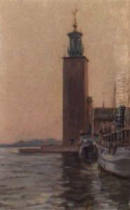 Motiv Aus Stockholm by Hans Stalzer