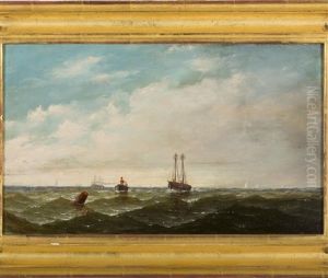 Harbor Scene by J.W. Stancliff