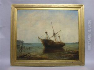 Boat At Anchor by J.W. Stancliff