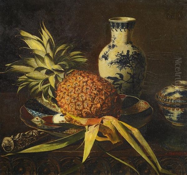 Stillleben Mit Einer Ananas - view 1