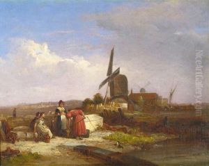The Isle Of Dogs With Greenwich Hospital by George Clarkson Stanfield