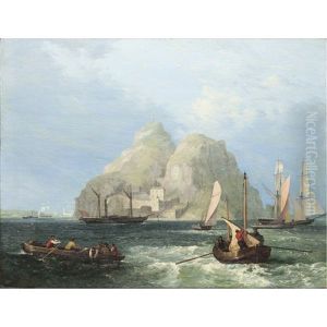 Shipping Off Dumbarton Rock by William Clarkson Stanfield