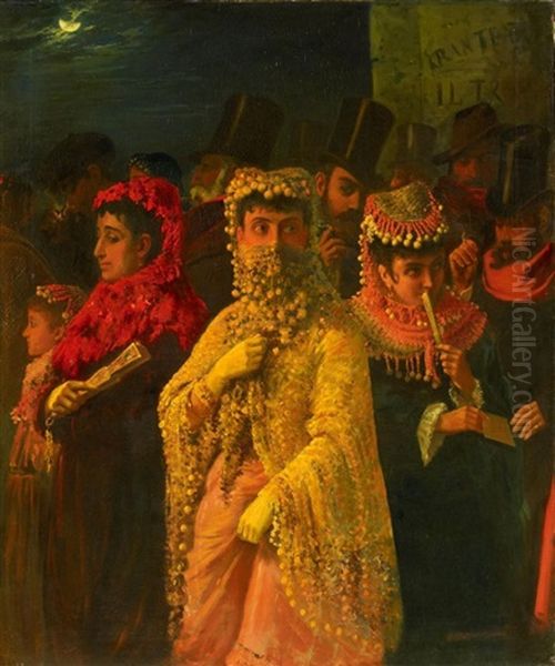 Nachtliches Maskenfest In Granada - view 1