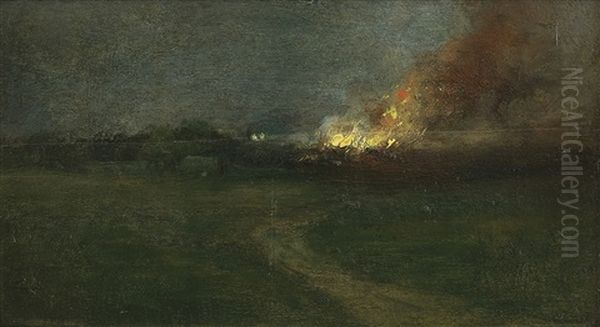Village On Fire - view 1