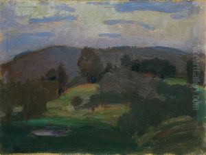 Landscape - Hill by Jan Stanislawski