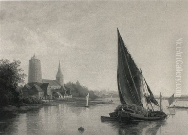 View On The Thames At Battersea - view 1