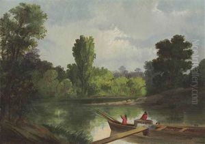 Chinook Indian Guides On The Clackamas River