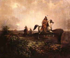 Black Knife, Apache Chief (reconnoitering The Command Of General Kearny On His March From Santa Fe To California In The Year 1846) by John Mix Stanley