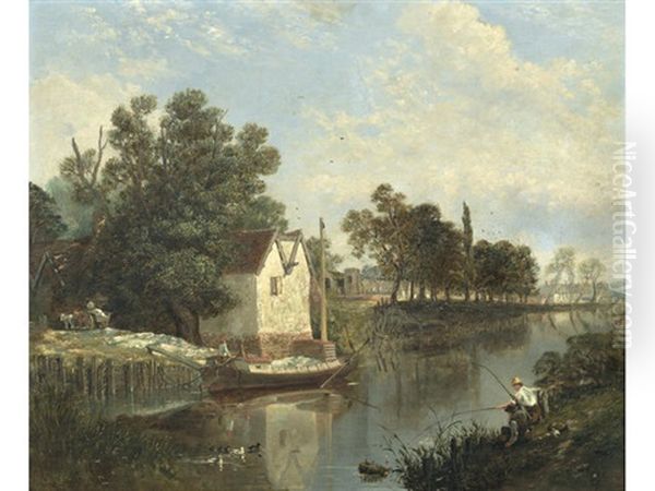 View At Thorpe On The River Yare by Alfred George Stannard