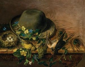 Still Life With Hat, Bird, And Eggs Still Life With Hat, Bird, And Eggs