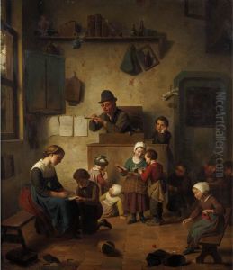 The Village School by Otto Brandt