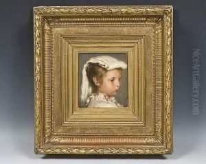 Portrait De Fillette by Otto Brandt