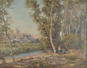 La Tour Philippe Le Bell, Avignon by Herbert Hughes (Sir) Stanton