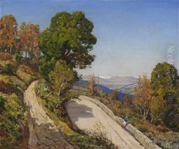 The Road Above The Valley - view 1