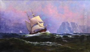 Passing Montauk Point, 1880