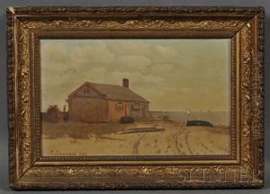 Fisherman's Shack By The Bay by Franklin Stanwood