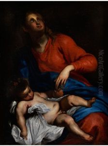 Madonna Mit Schlafendem Christuskind Madonna Mit Schlafendem Christuskind