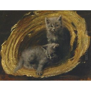 Two Kittens by Owen B. Staples