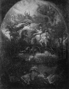 La Gloire Et La Renommee Celebrant Apollon by Gerolamo Starace