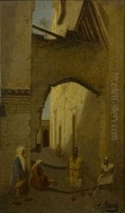 Scene Orientaliste by Gaspard Joseph Pit Jules Starck