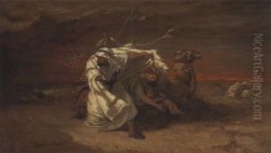 La Fuite En Egypte by Gaspard Joseph Pit Jules Starck
