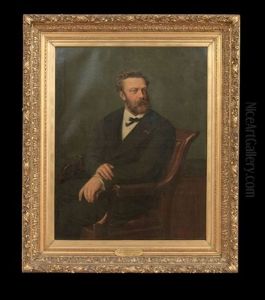 Portrait Of Chretien Dansaert by Julius Josephus Gaspard Starck