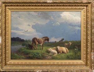 Pastoral Scene by Willem Tjarda van Starckenborgh Stachouwer