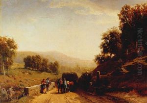 Farmworkers Returning From The Field by Willem Tjarda van Starckenborgh Stachouwer